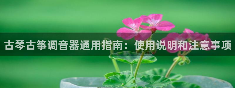 凯发首页:古琴古筝调音器通用指南:使用说明和注意事项